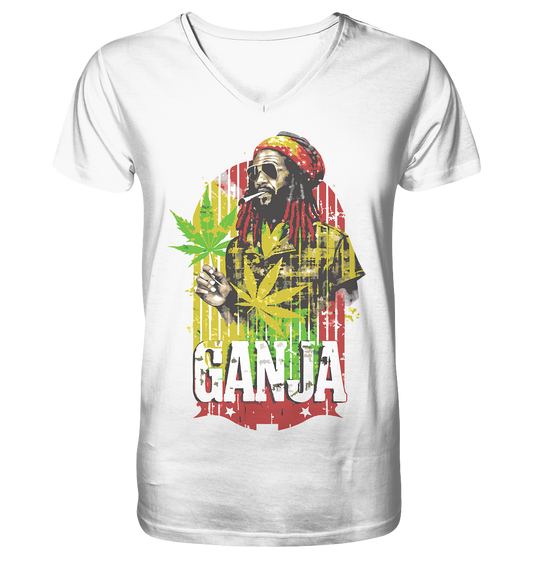 Ganja - Gentlemen V-Neck Shirt