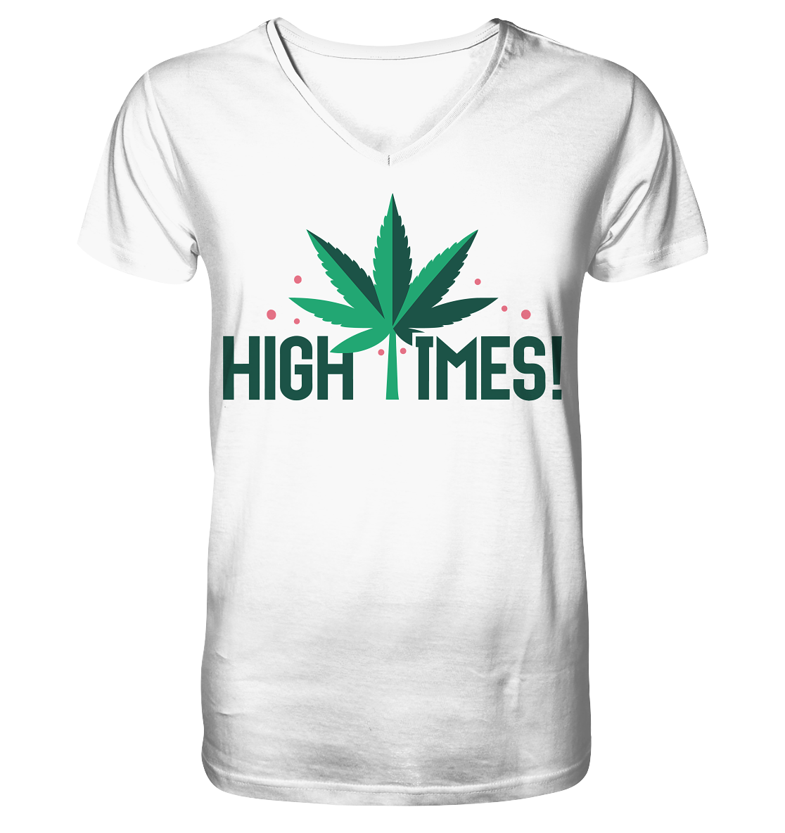 High Times Leaf - Gentlemen V-Neck Shirt