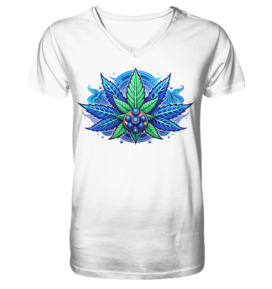 Blue Leaf - Gentlemen V-Neck Shirt