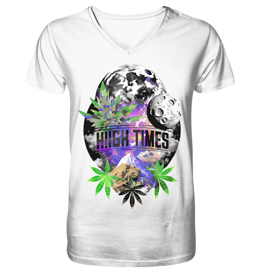 High Times Moon - Gentlemen V-Neck Shirt