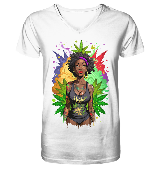 High Girl - Gentlemen V-Neck Shirt