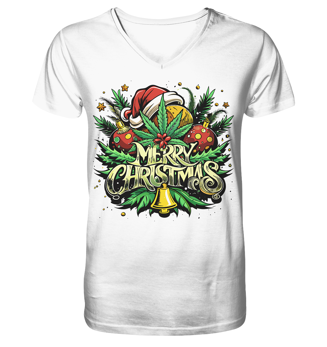 Bell Christmas - Gentlemen V-Neck Shirt