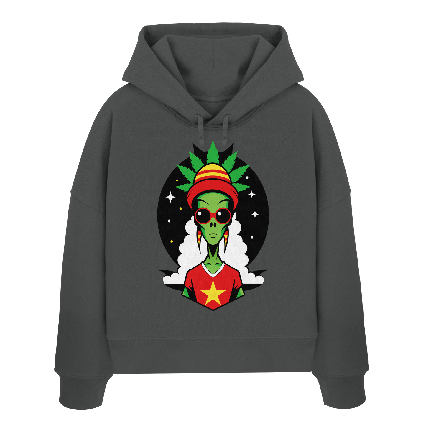 Alien - Ladies Boxcut Hoodie