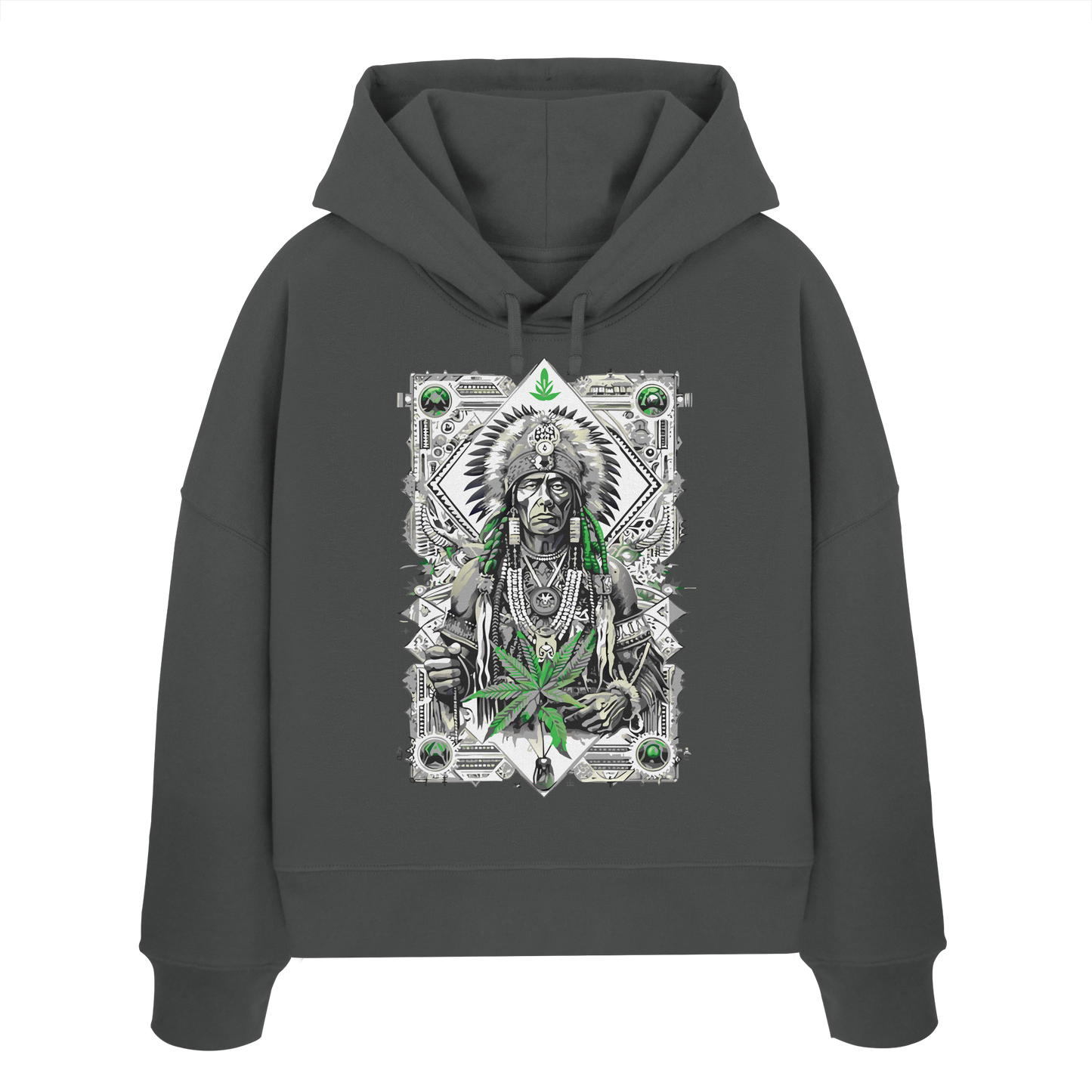 Indian - Ladies Boxcut Hoodie