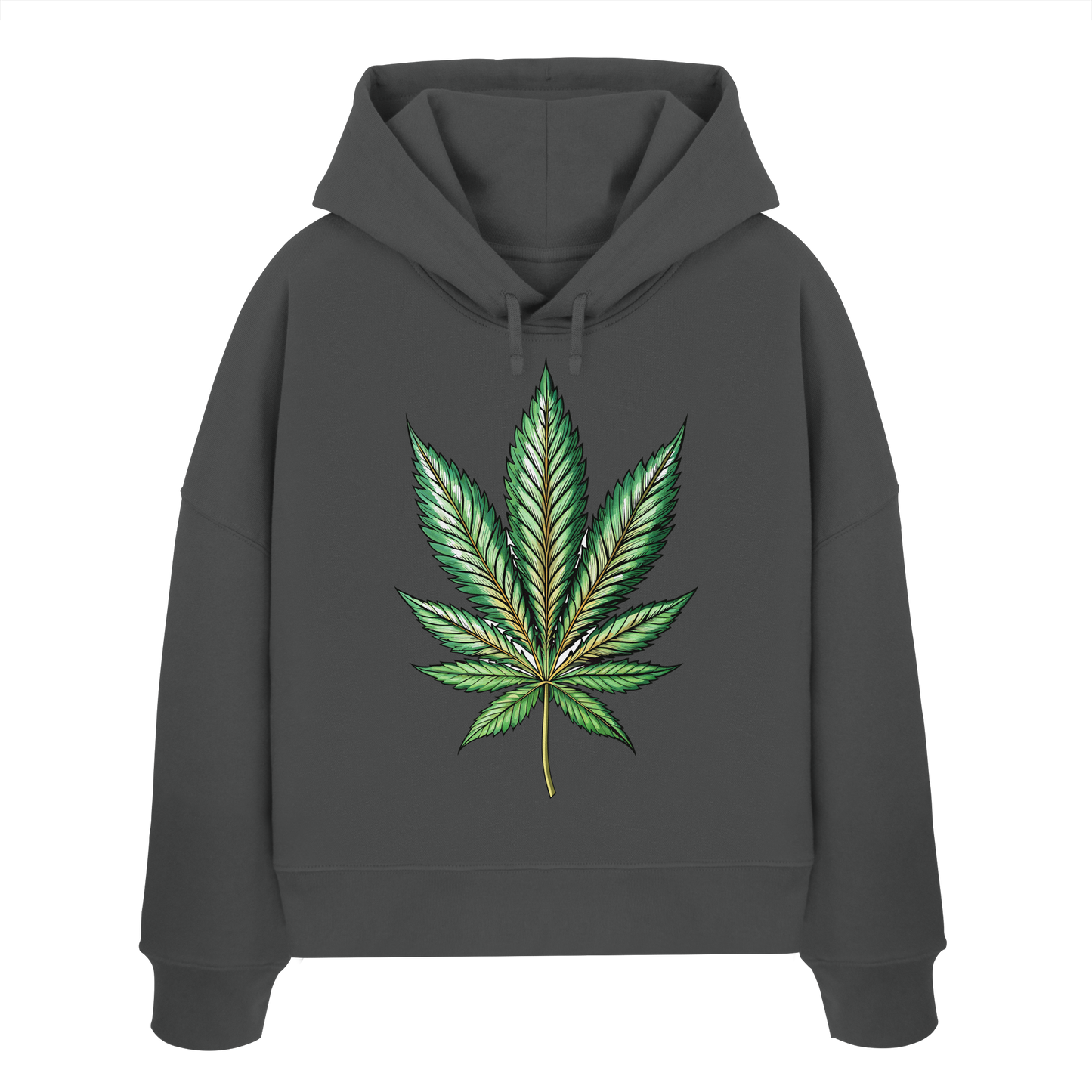 Leaf - Ladies Boxcut Hoodie