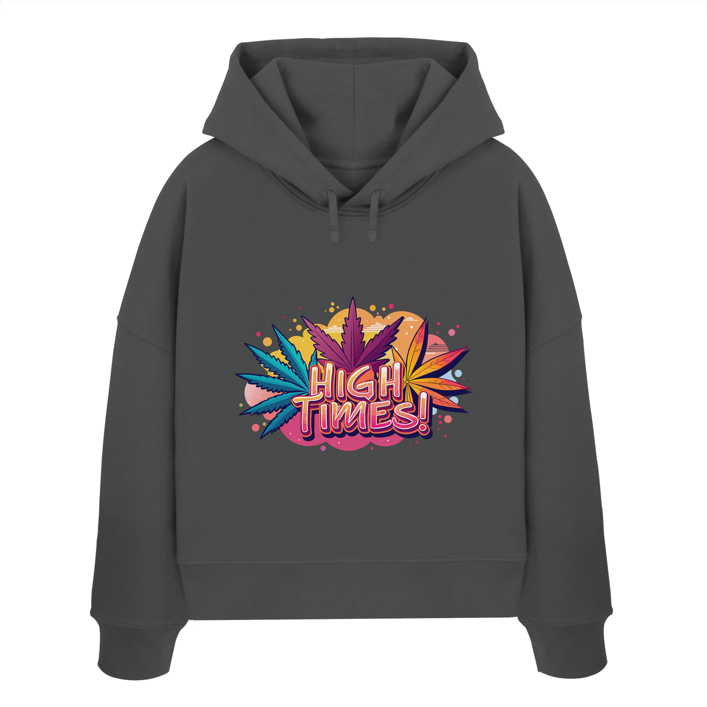 High Times Leafs - Ladies Boxcut Hoodie