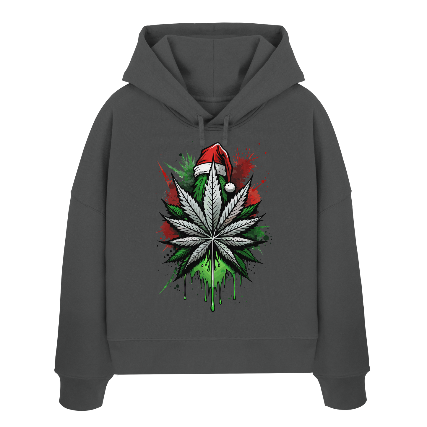 Cap Cannabis - Ladies Boxcut Hoodie