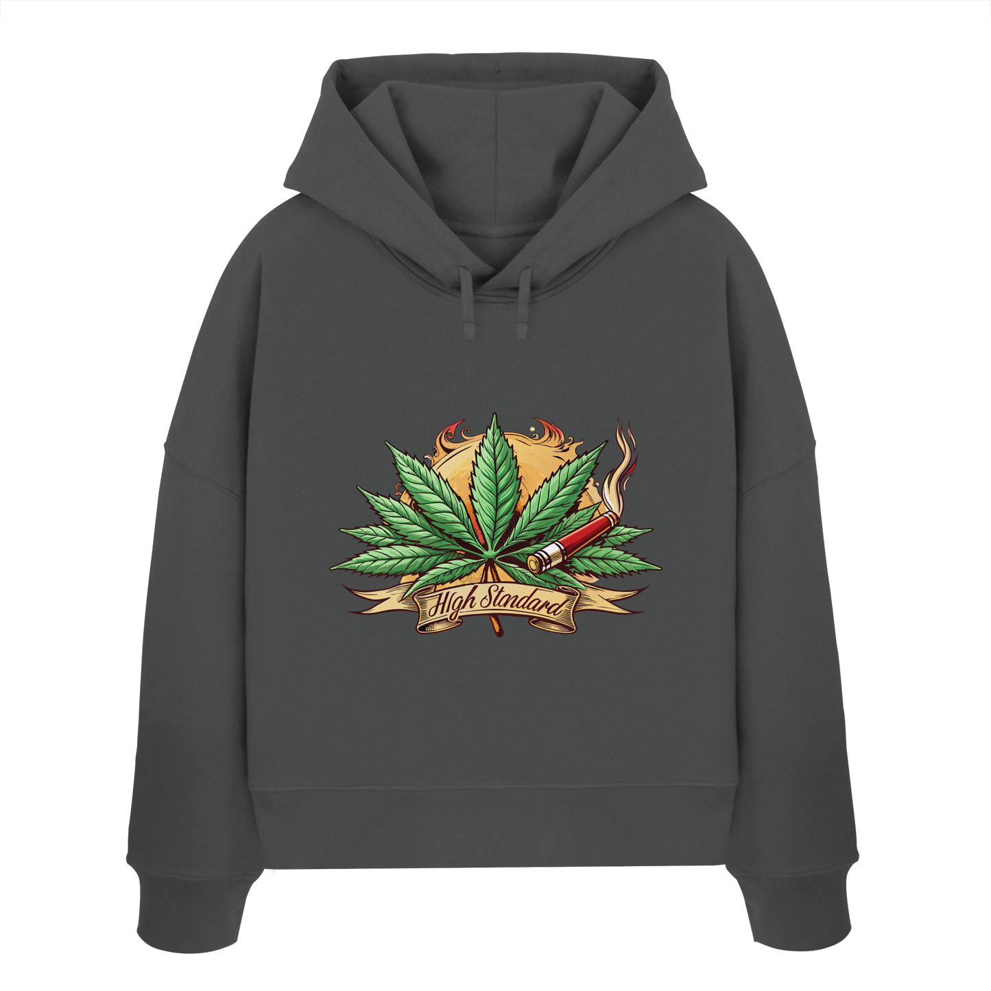 High Standard - Ladies Boxcut Hoodie