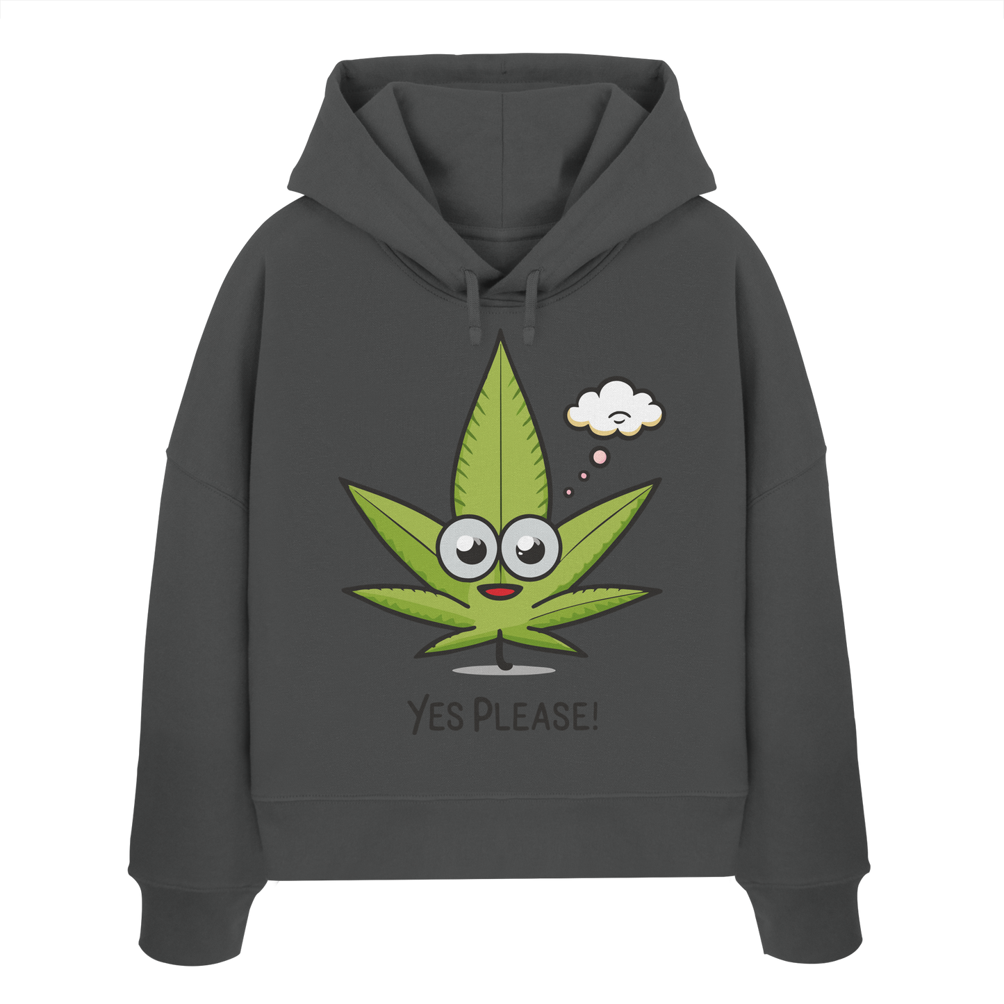 Yes Please - Ladies Boxcut Hoodie