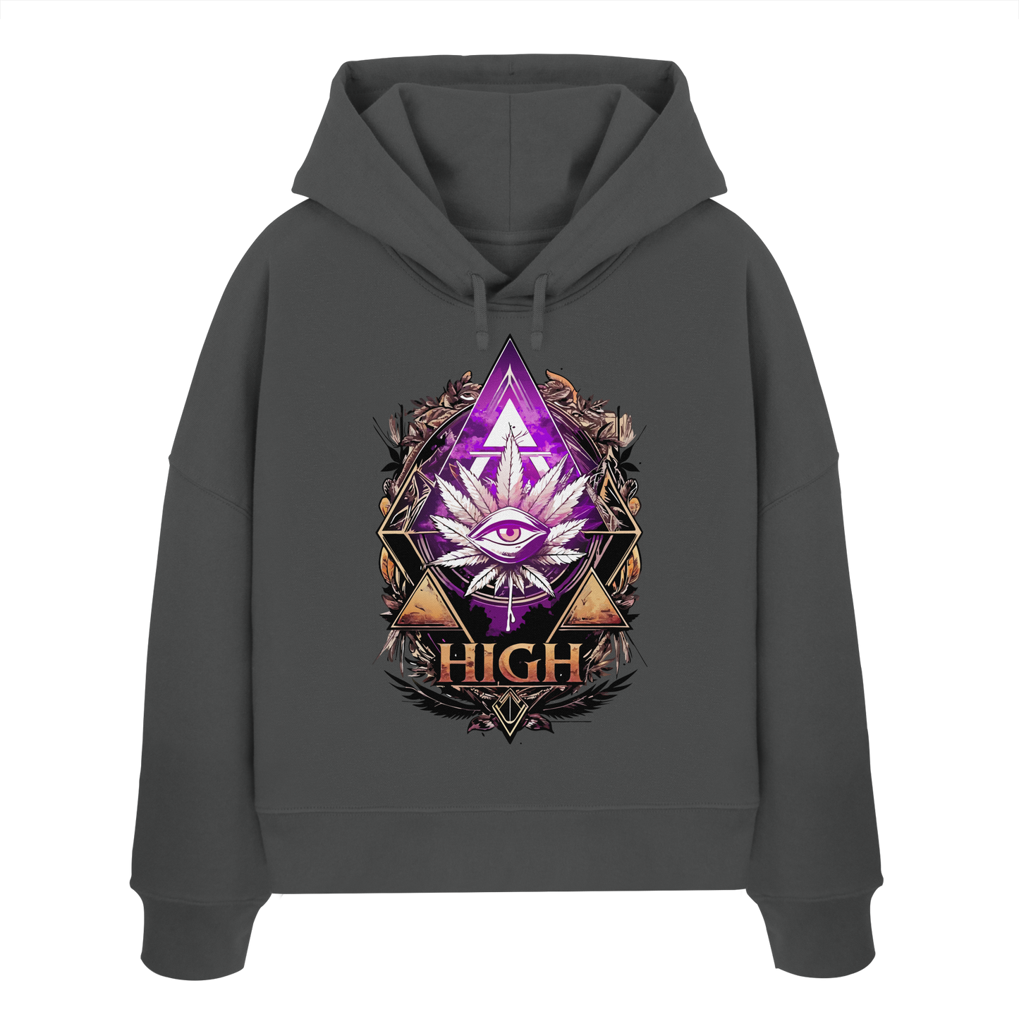 High - Ladies Boxcut Hoodie