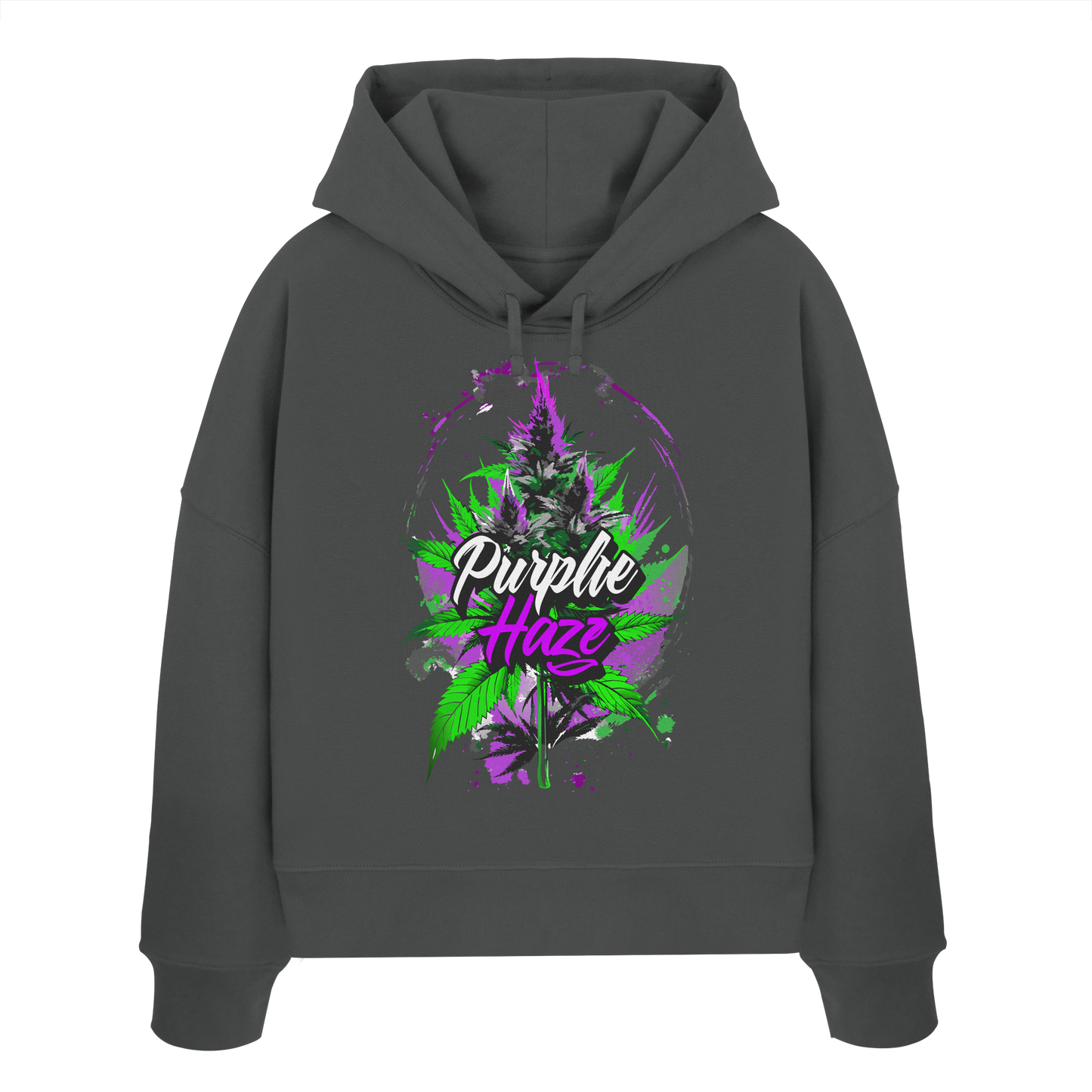 Purple Haze - Ladies Boxcut Hoodie