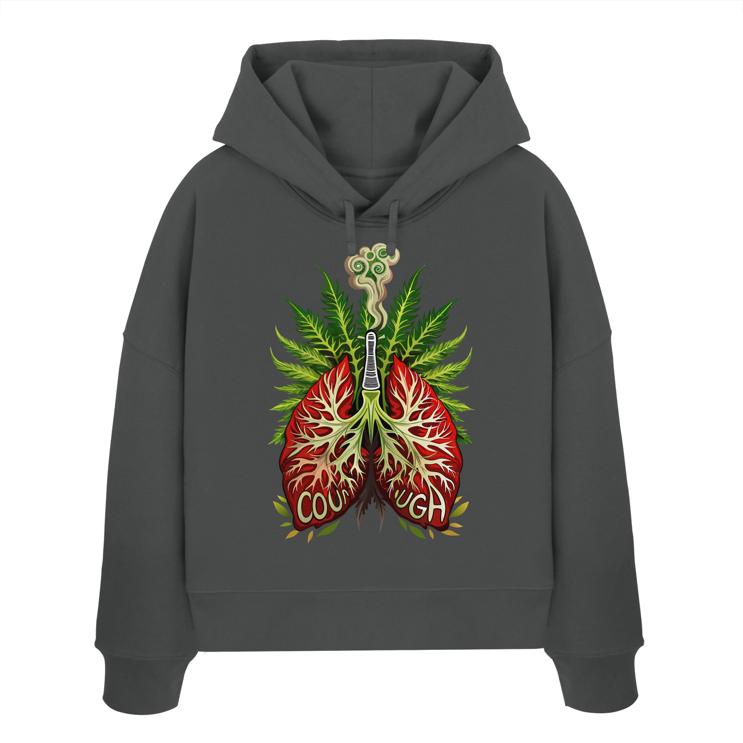 Couugh - Ladies Boxcut Hoodie