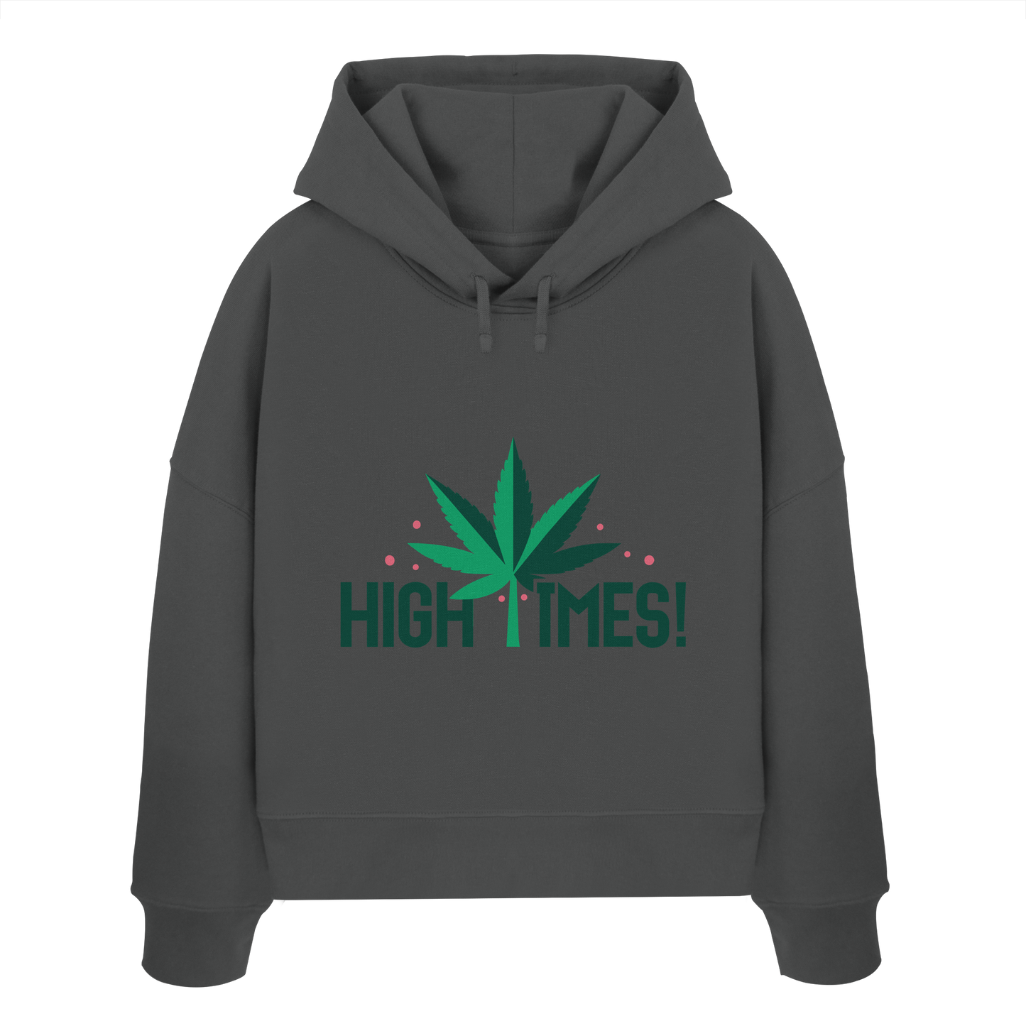 High Times Leaf - Ladies Boxcut Hoodie