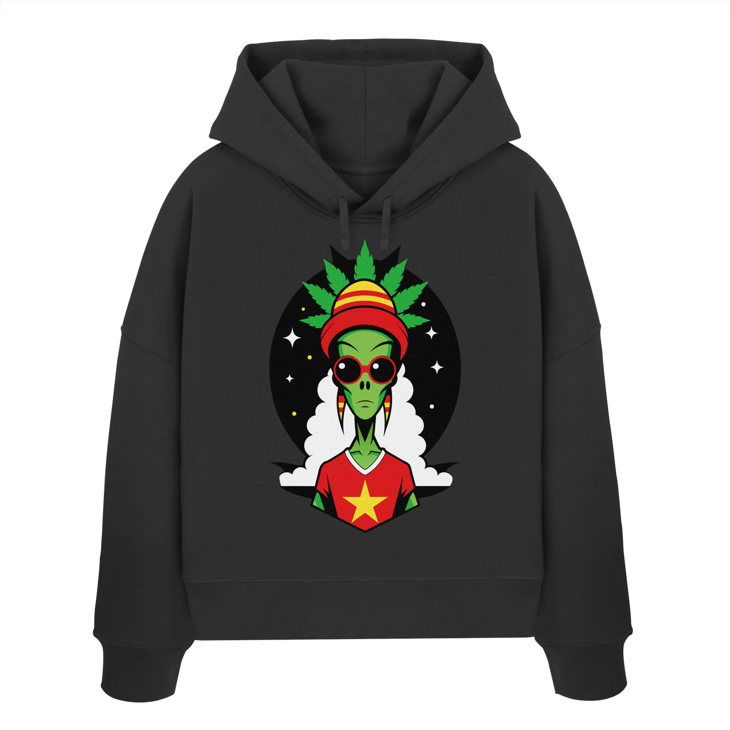 Alien - Ladies Boxcut Hoodie