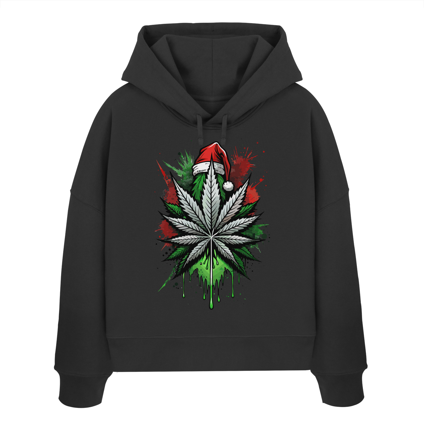 Cap Cannabis - Ladies Boxcut Hoodie