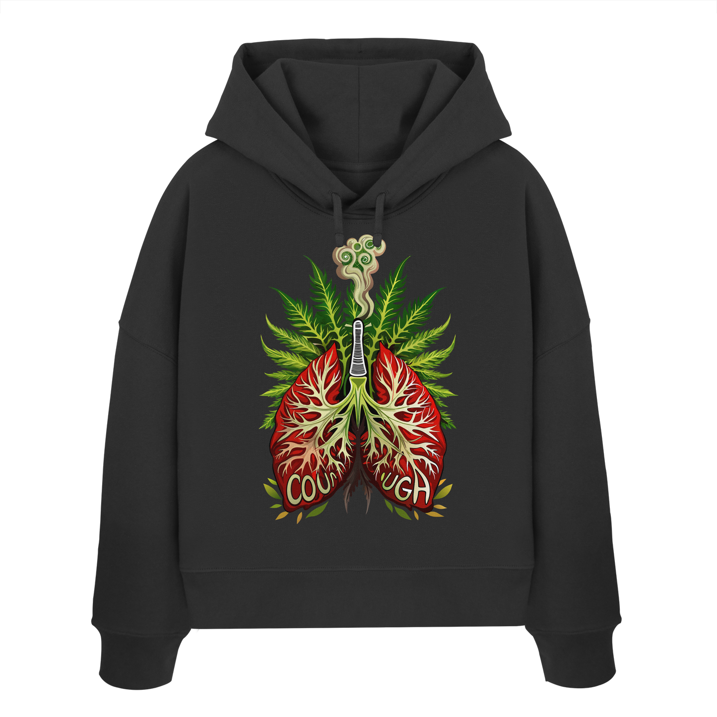 Couugh - Ladies Boxcut Hoodie