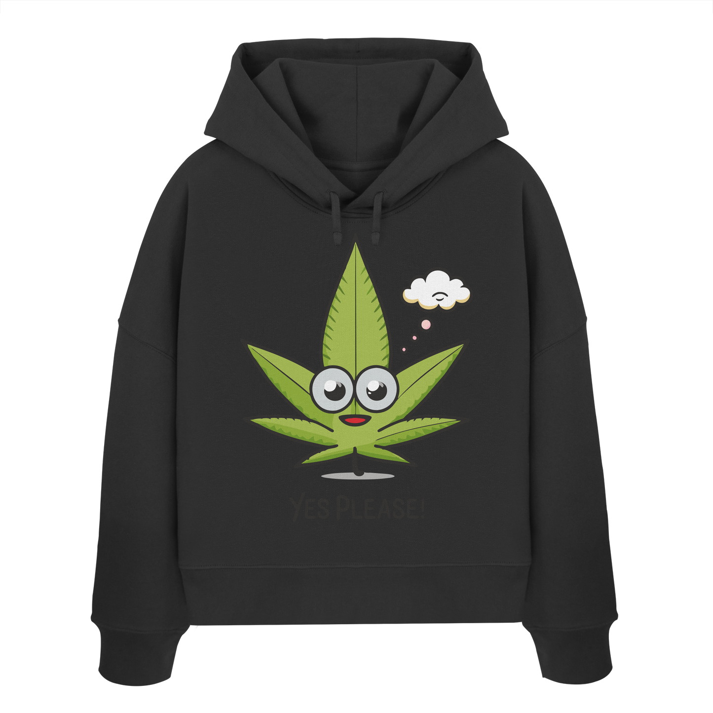 Yes Please - Ladies Boxcut Hoodie