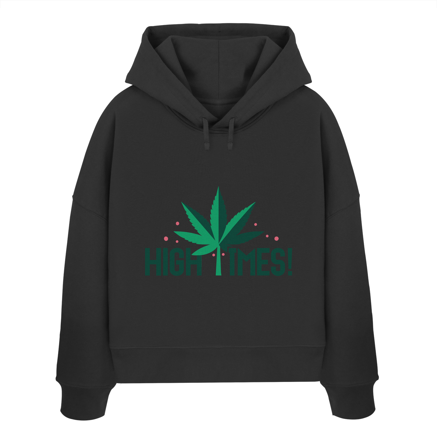 High Times Leaf - Ladies Boxcut Hoodie