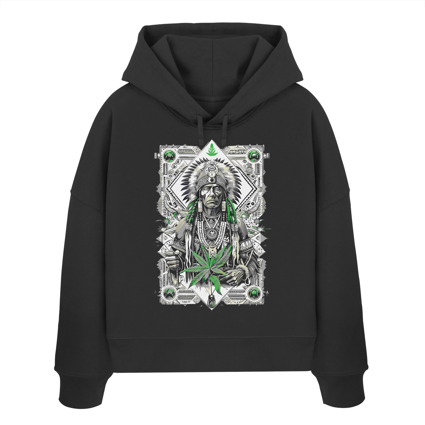 Indian - Ladies Boxcut Hoodie