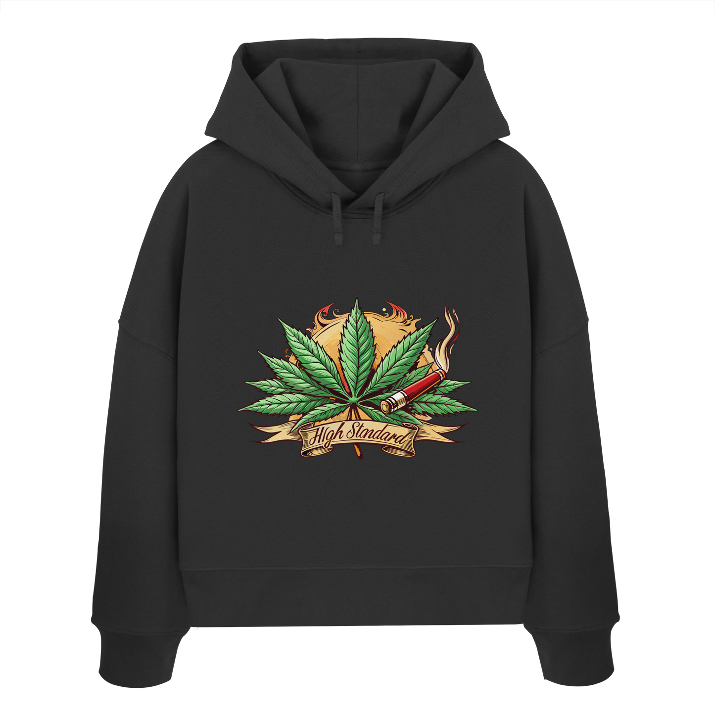 High Standard - Ladies Boxcut Hoodie