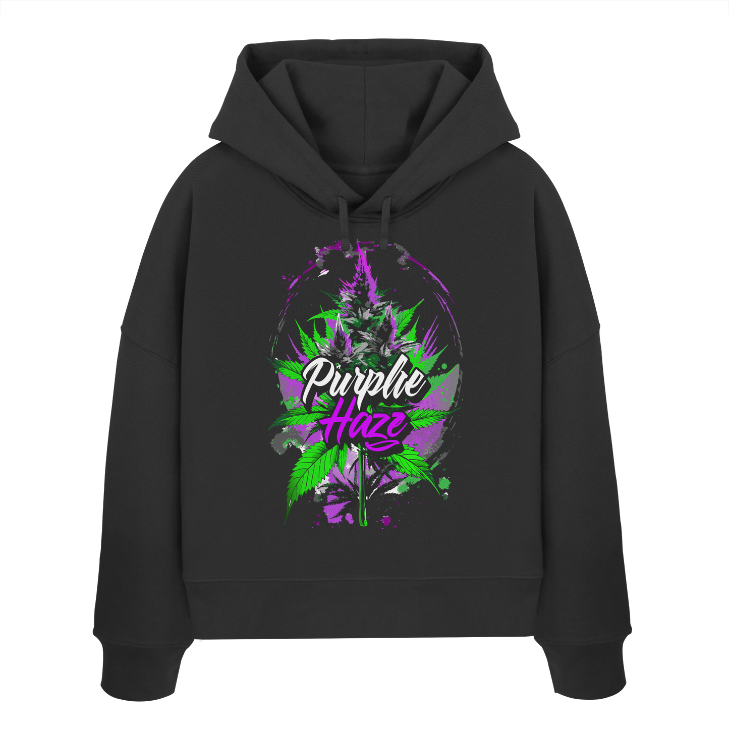 Purple Haze - Ladies Boxcut Hoodie