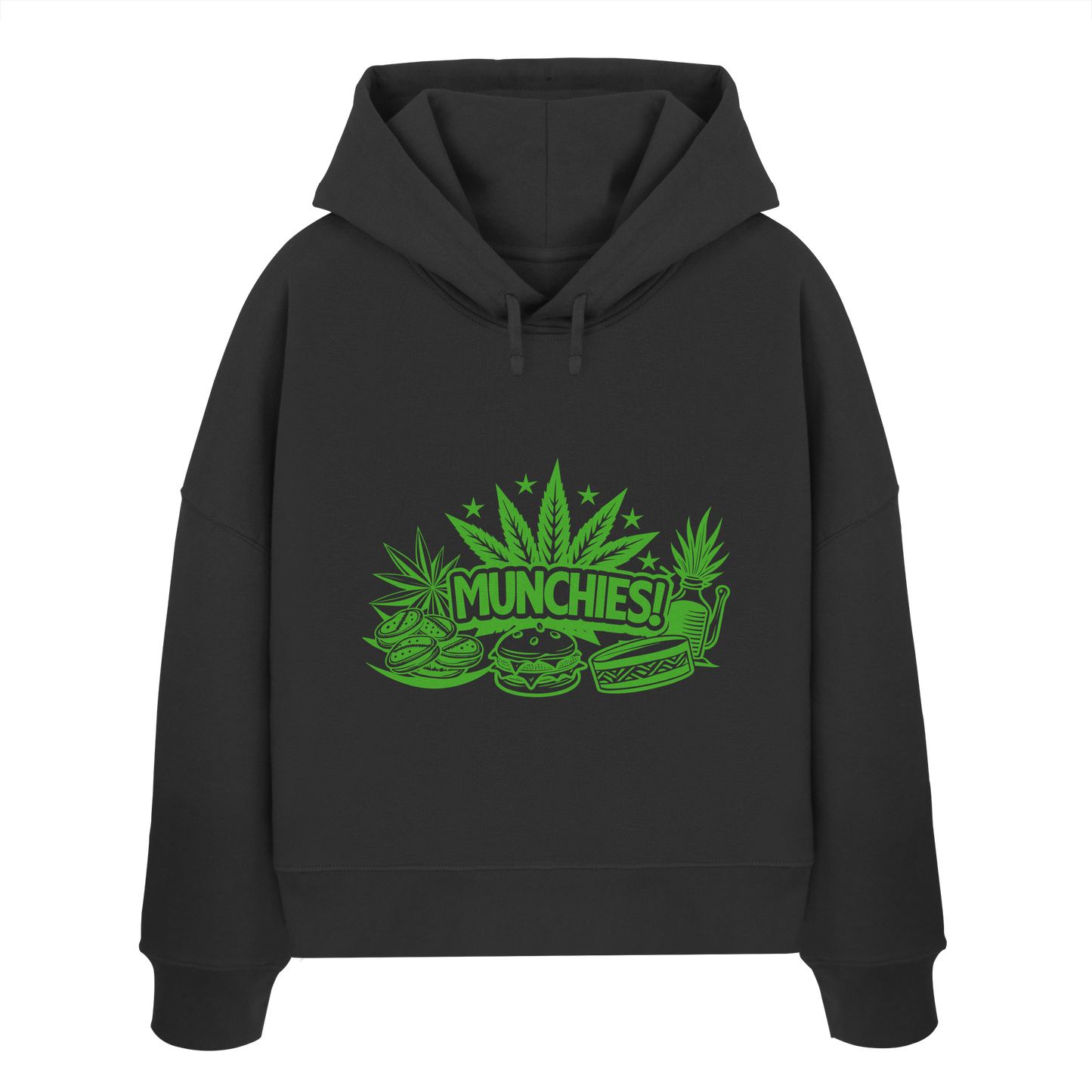 Munchies - Ladies Boxcut Hoodie