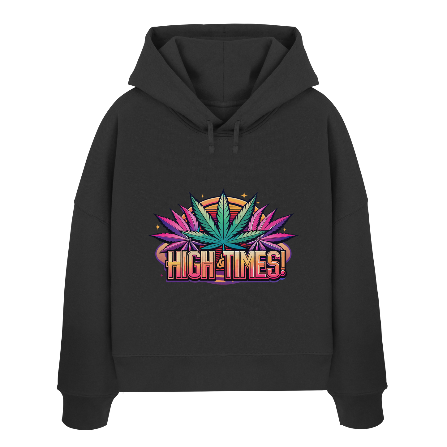 High Times Ufo - Ladies Boxcut Hoodie