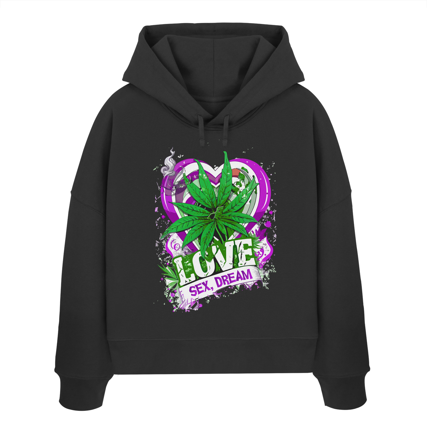 Love S#X Dream - Ladies Boxcut Hoodie