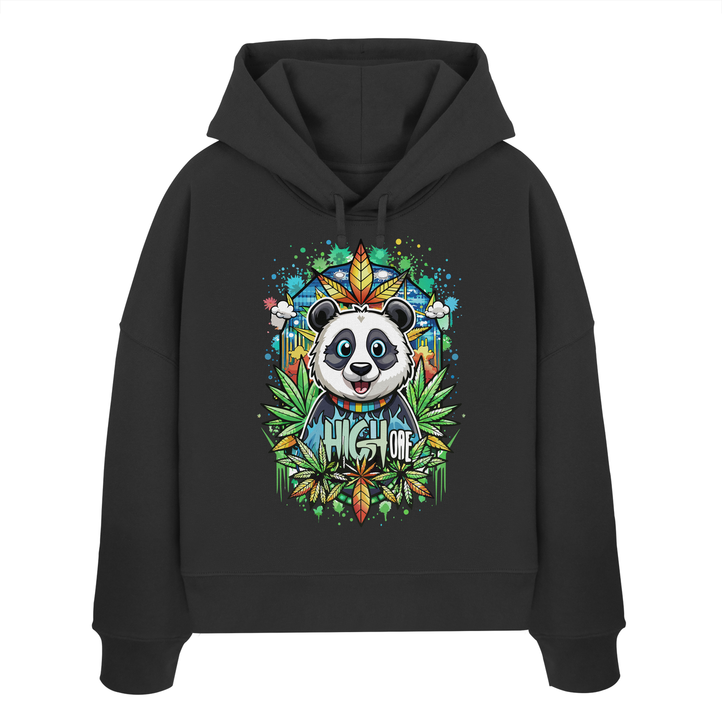 High Bear - Ladies Boxcut Hoodie