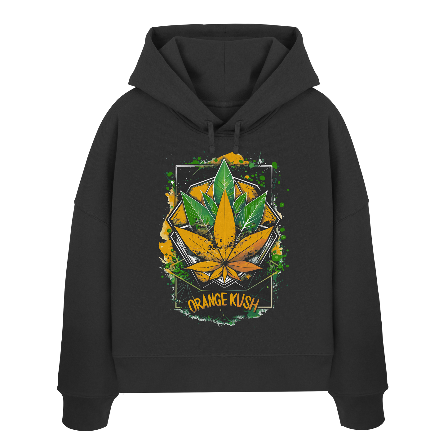 Orange Kush - Ladies Boxcut Hoodie