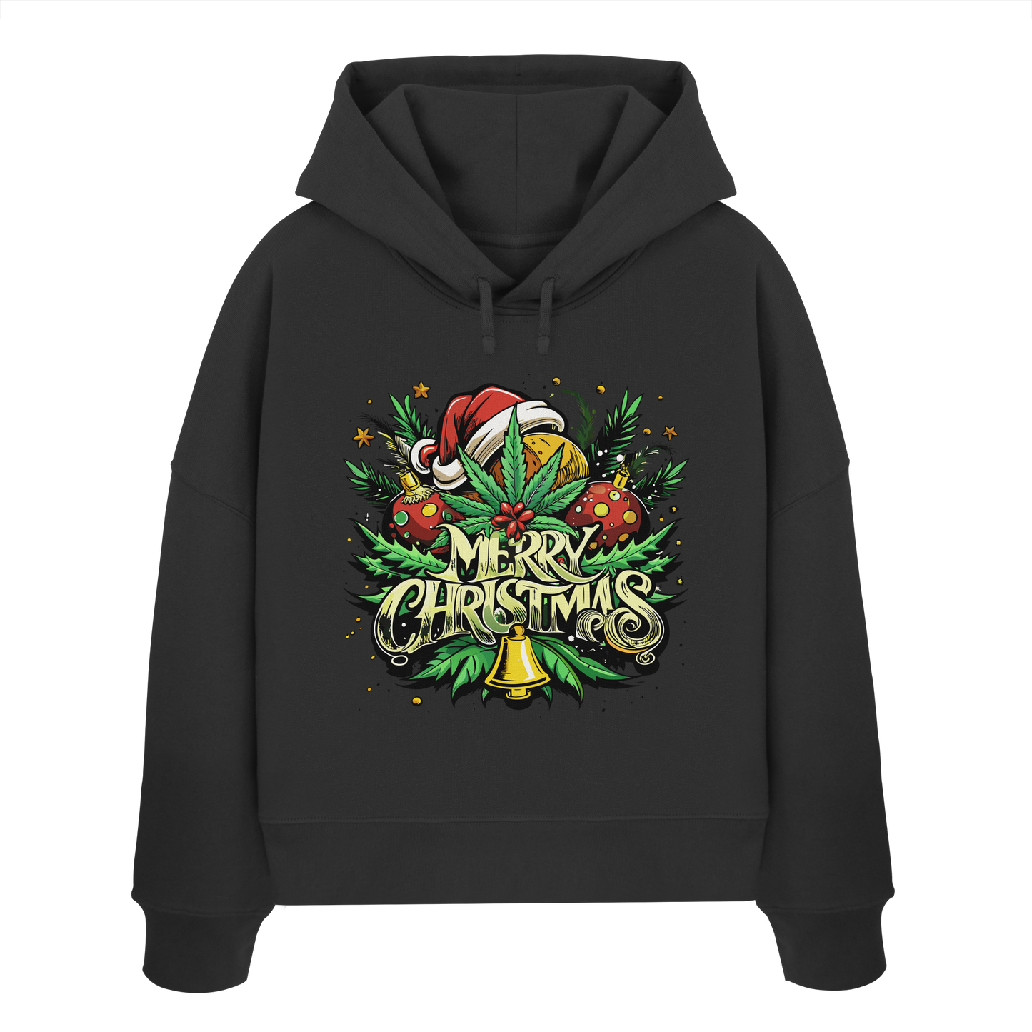 Bell Christmas - Ladies Boxcut Hoodie