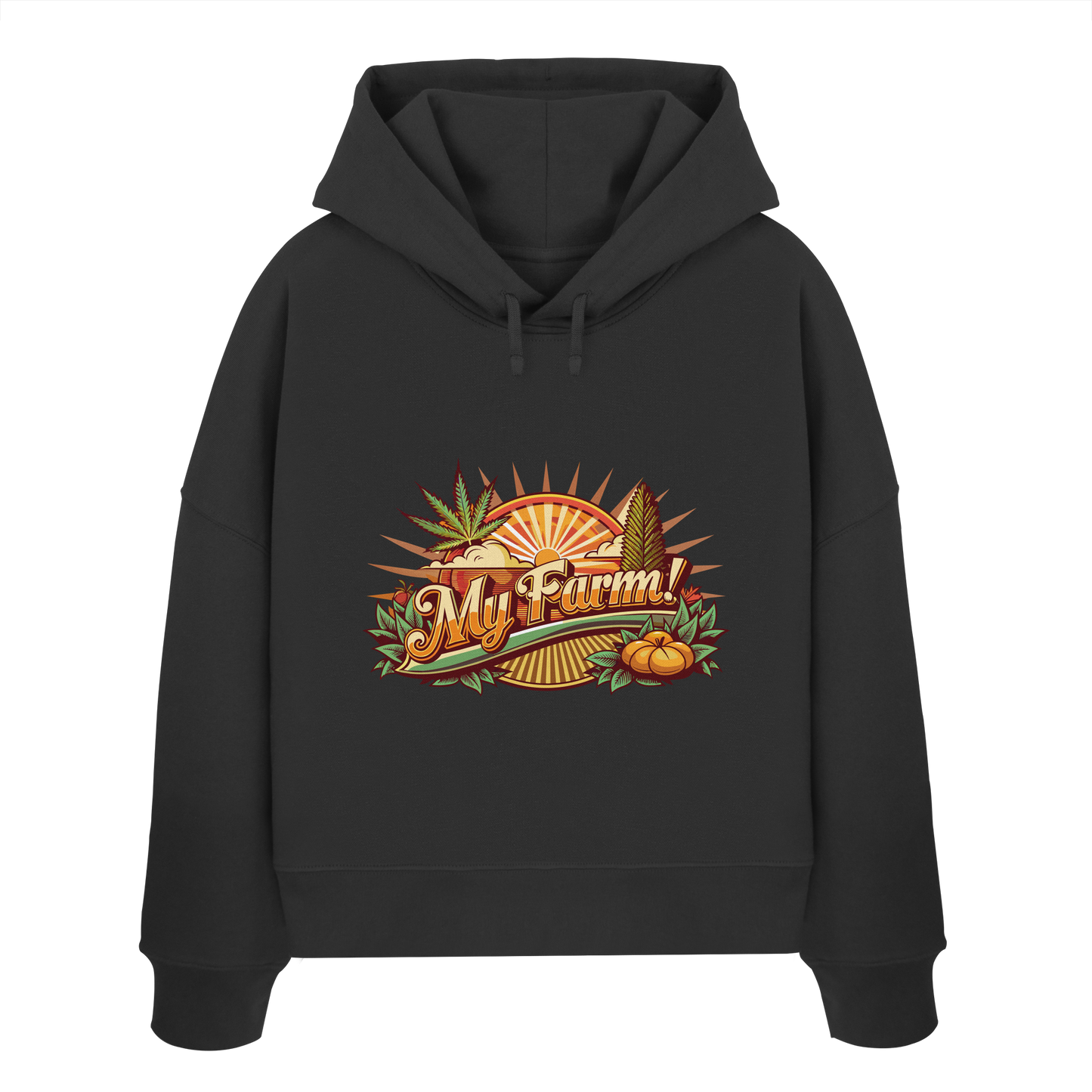 My Farm - Ladies Boxcut Hoodie