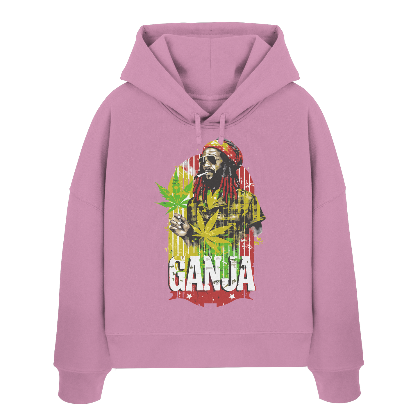 Ganja - Ladies Boxcut Hoodie