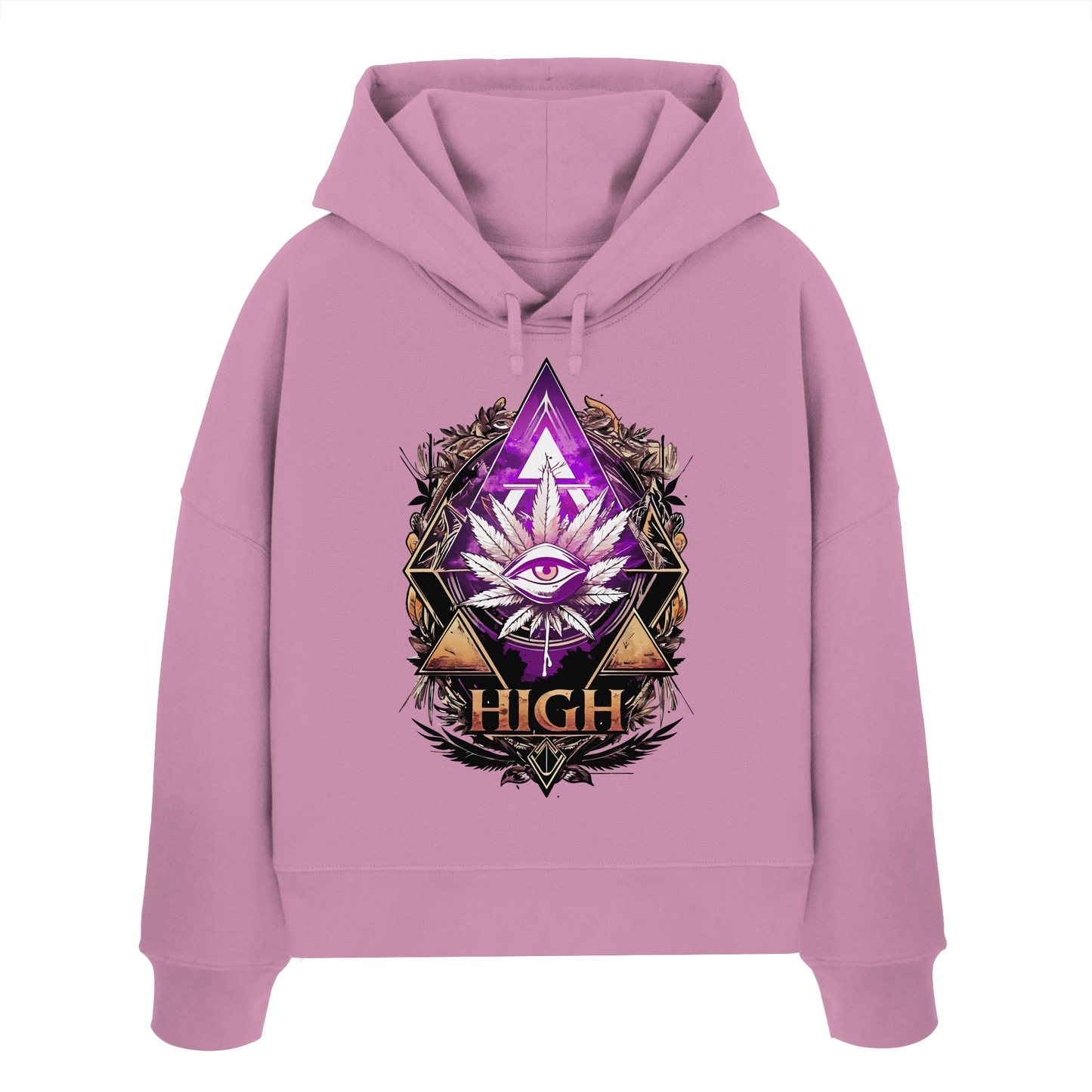 High - Ladies Boxcut Hoodie