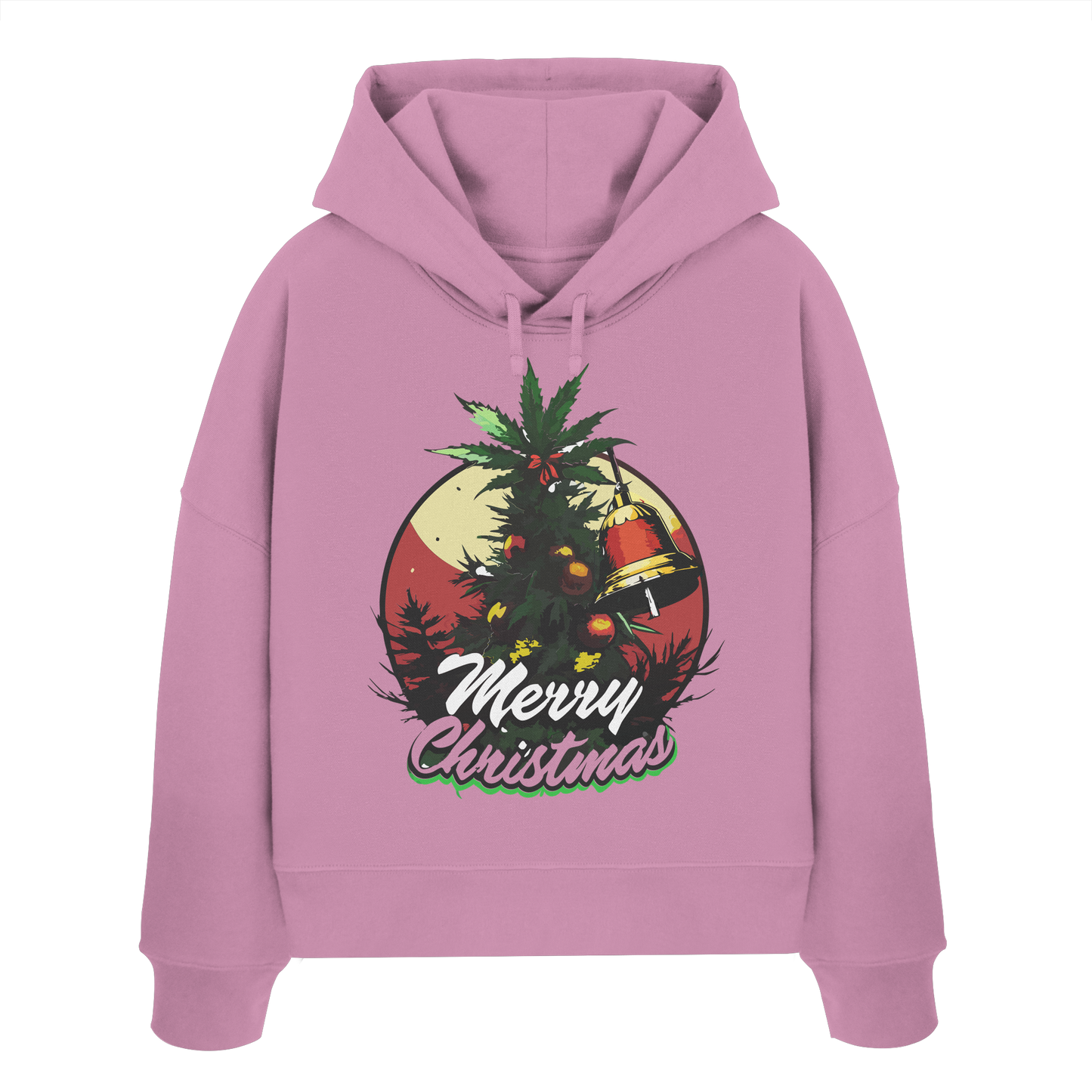 Christmas Bell - Ladies Boxcut Hoodie
