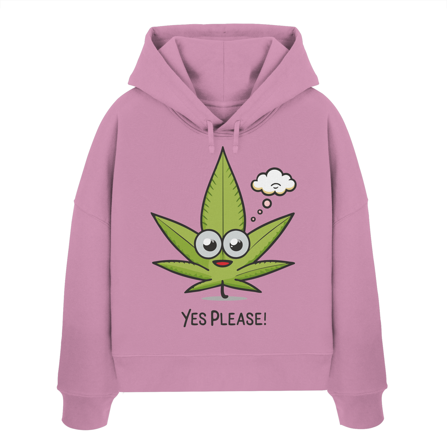 Yes Please - Ladies Boxcut Hoodie