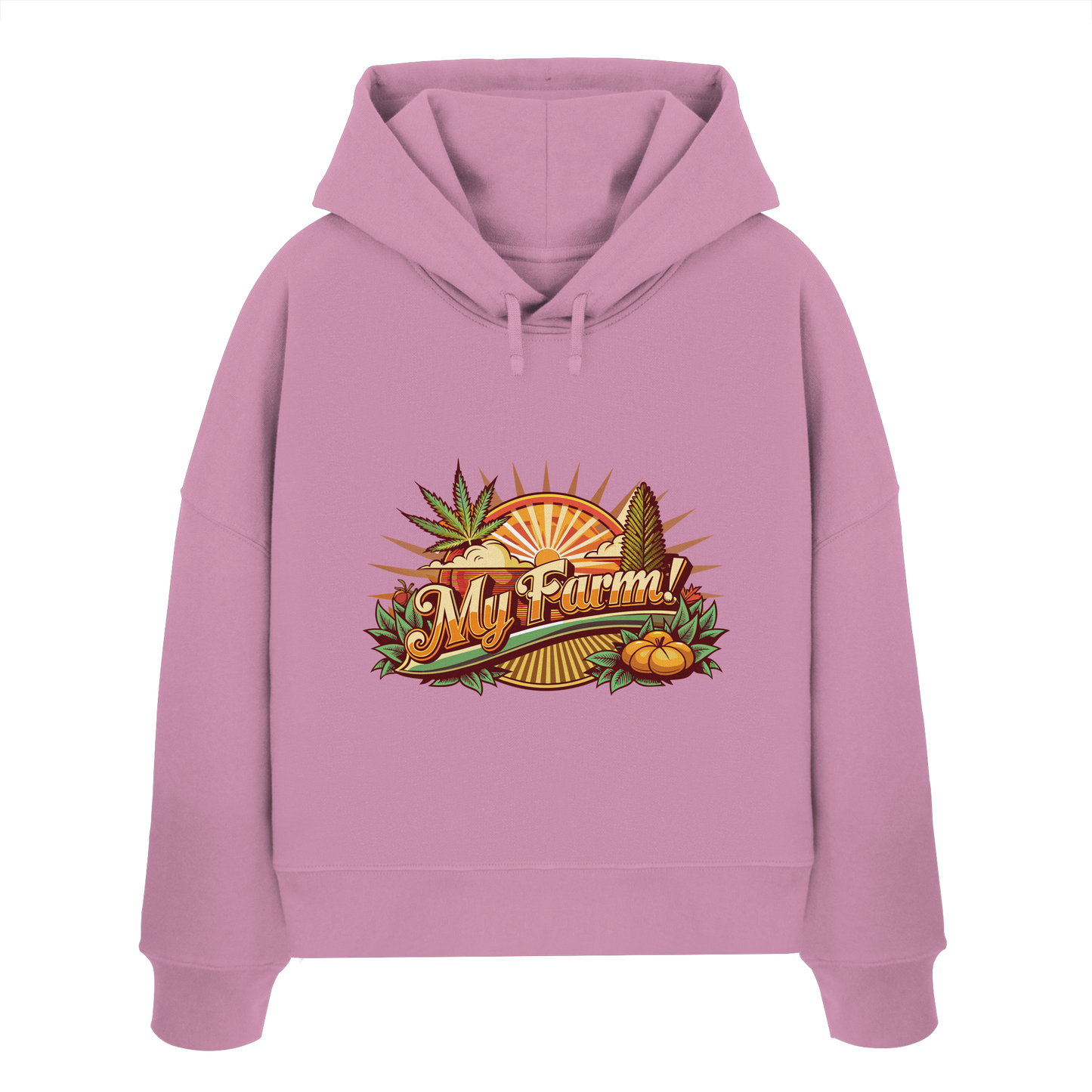 My Farm - Ladies Boxcut Hoodie