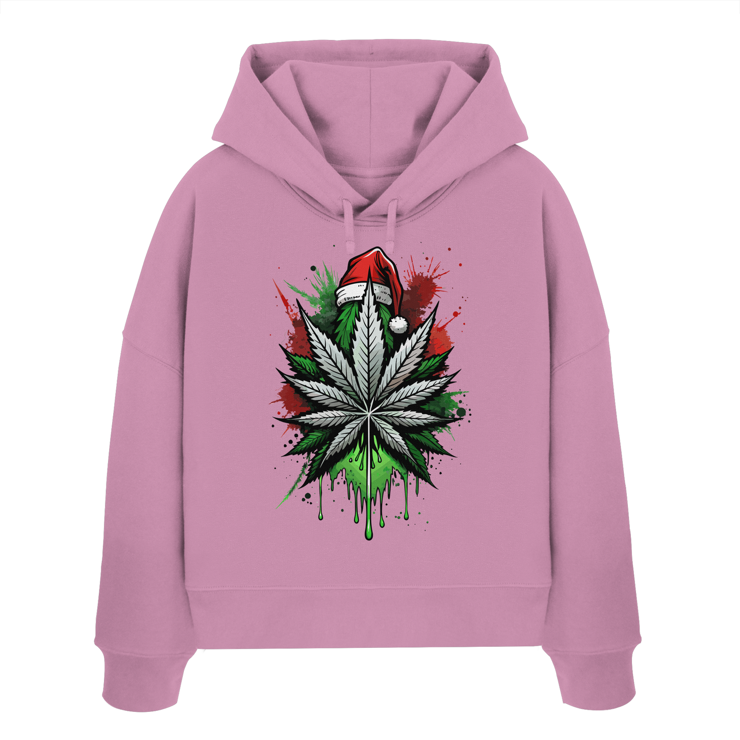 Cap Cannabis - Ladies Boxcut Hoodie