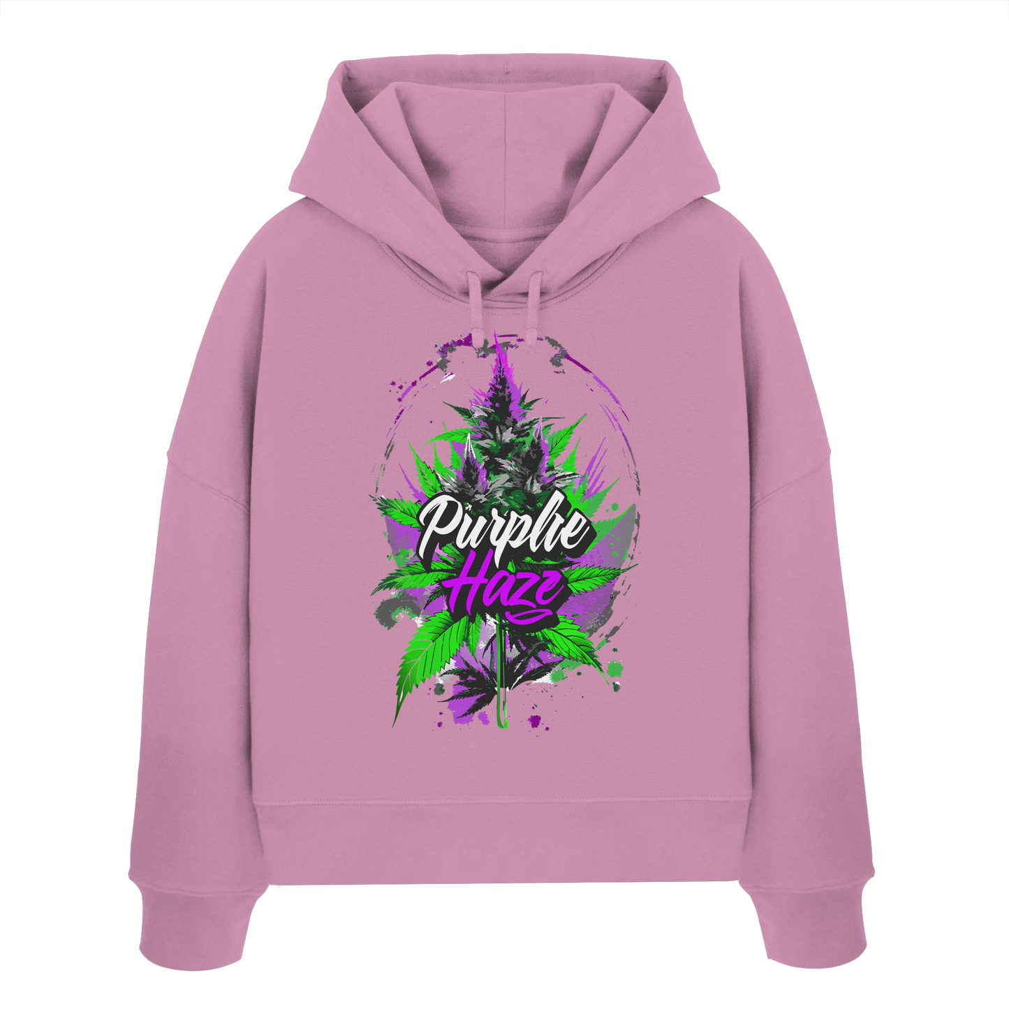 Purple Haze - Ladies Boxcut Hoodie