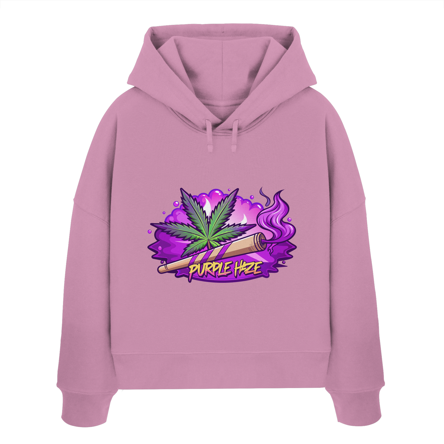 Purple Haze Joint - Ladies Boxcut Hoodie