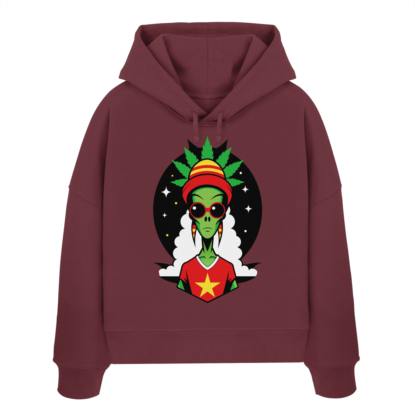 Alien - Ladies Boxcut Hoodie