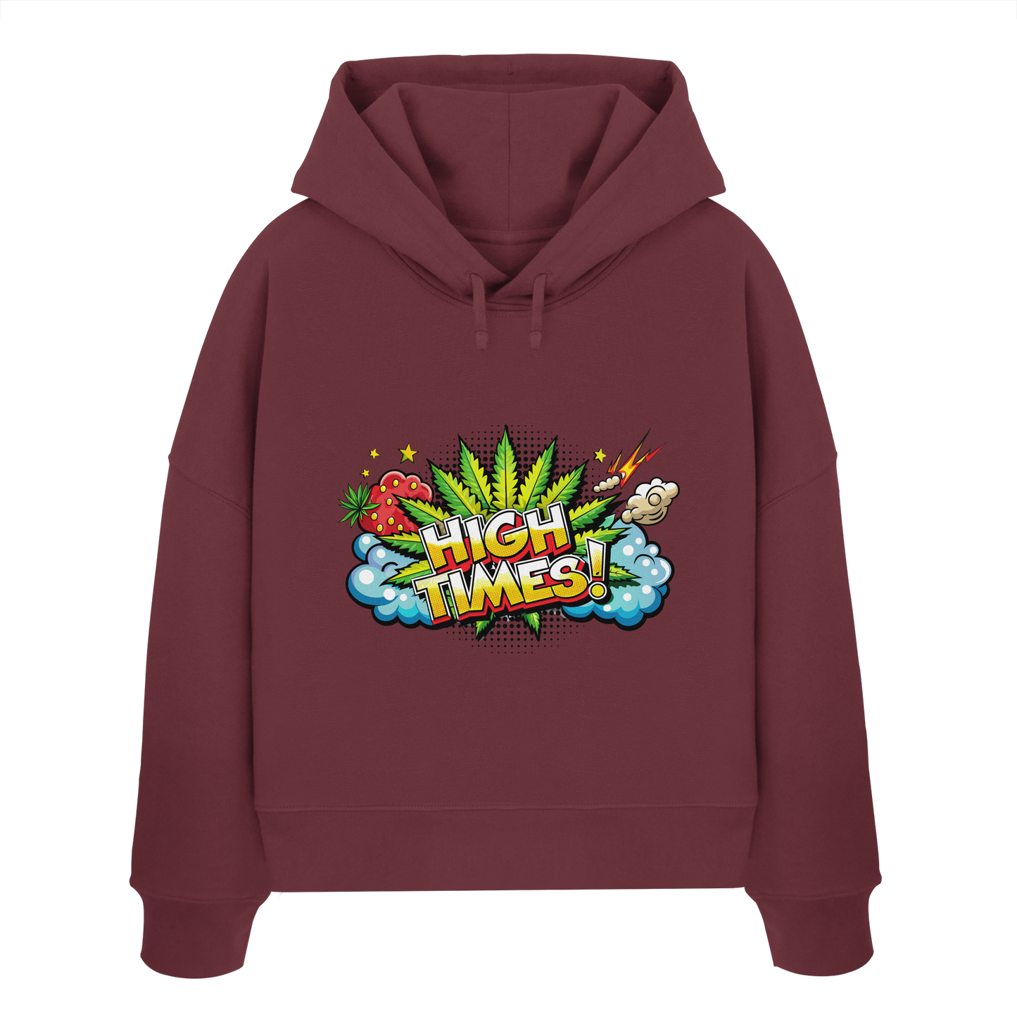 High Times - Ladies Boxcut Hoodie