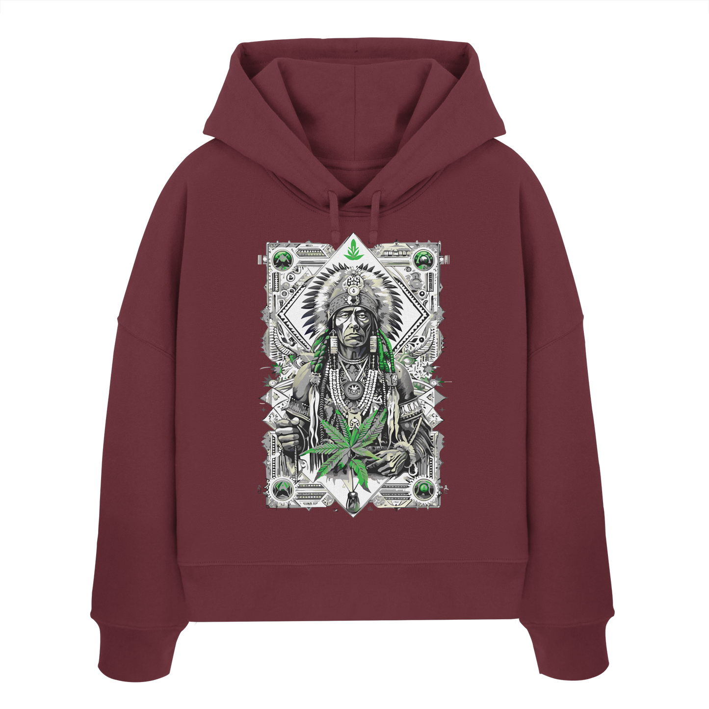 Indian - Ladies Boxcut Hoodie