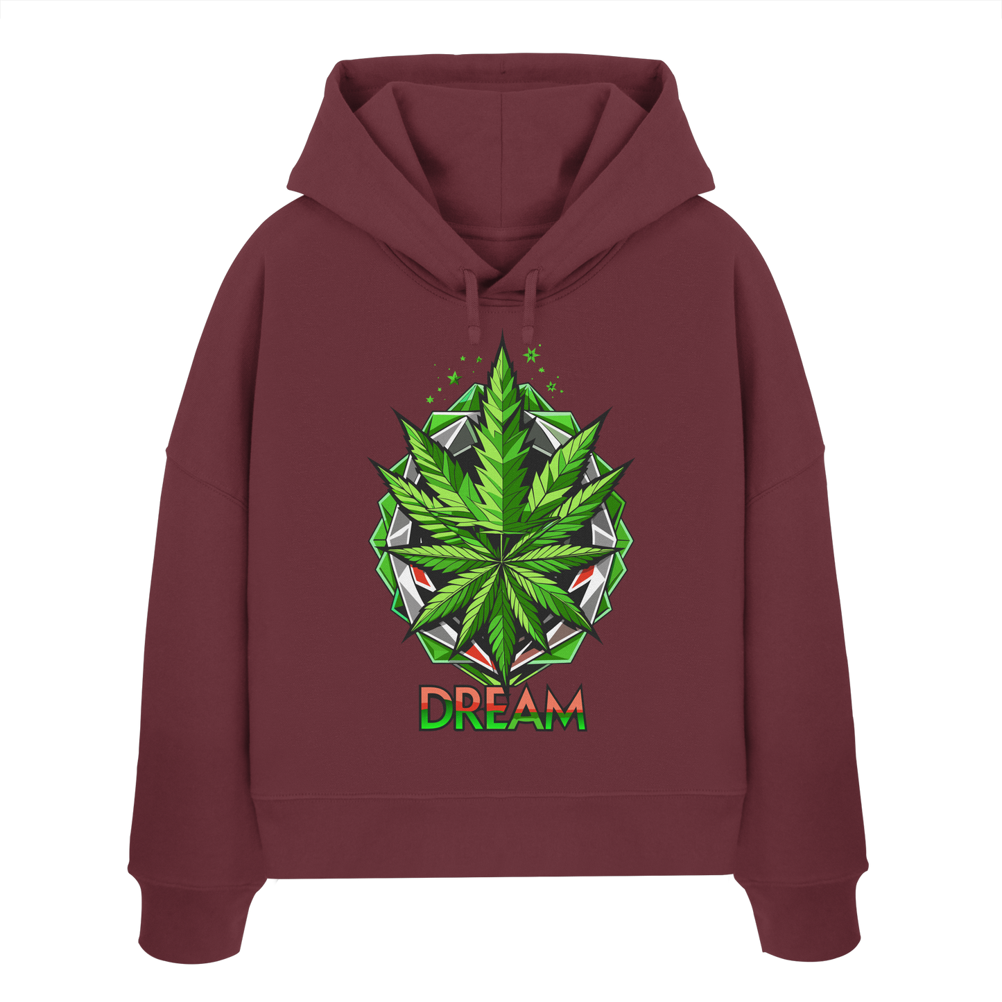 Dream Leaf - Ladies Boxcut Hoodie