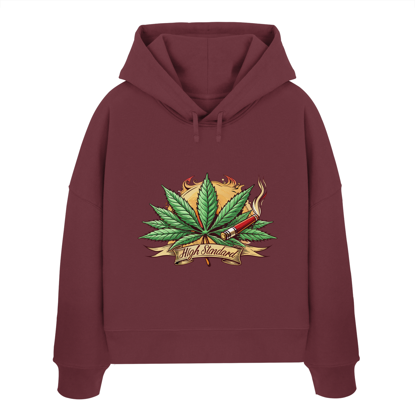 High Standard - Ladies Boxcut Hoodie