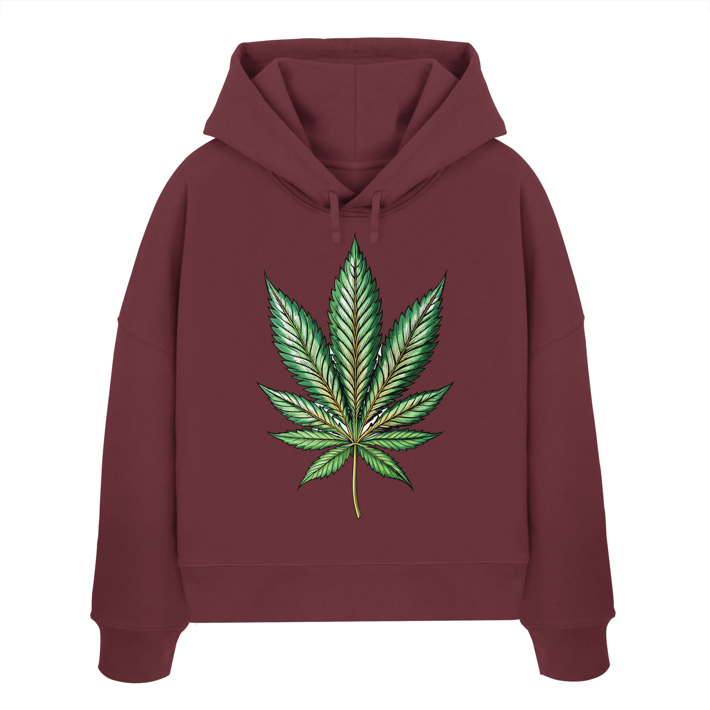 Leaf - Ladies Boxcut Hoodie