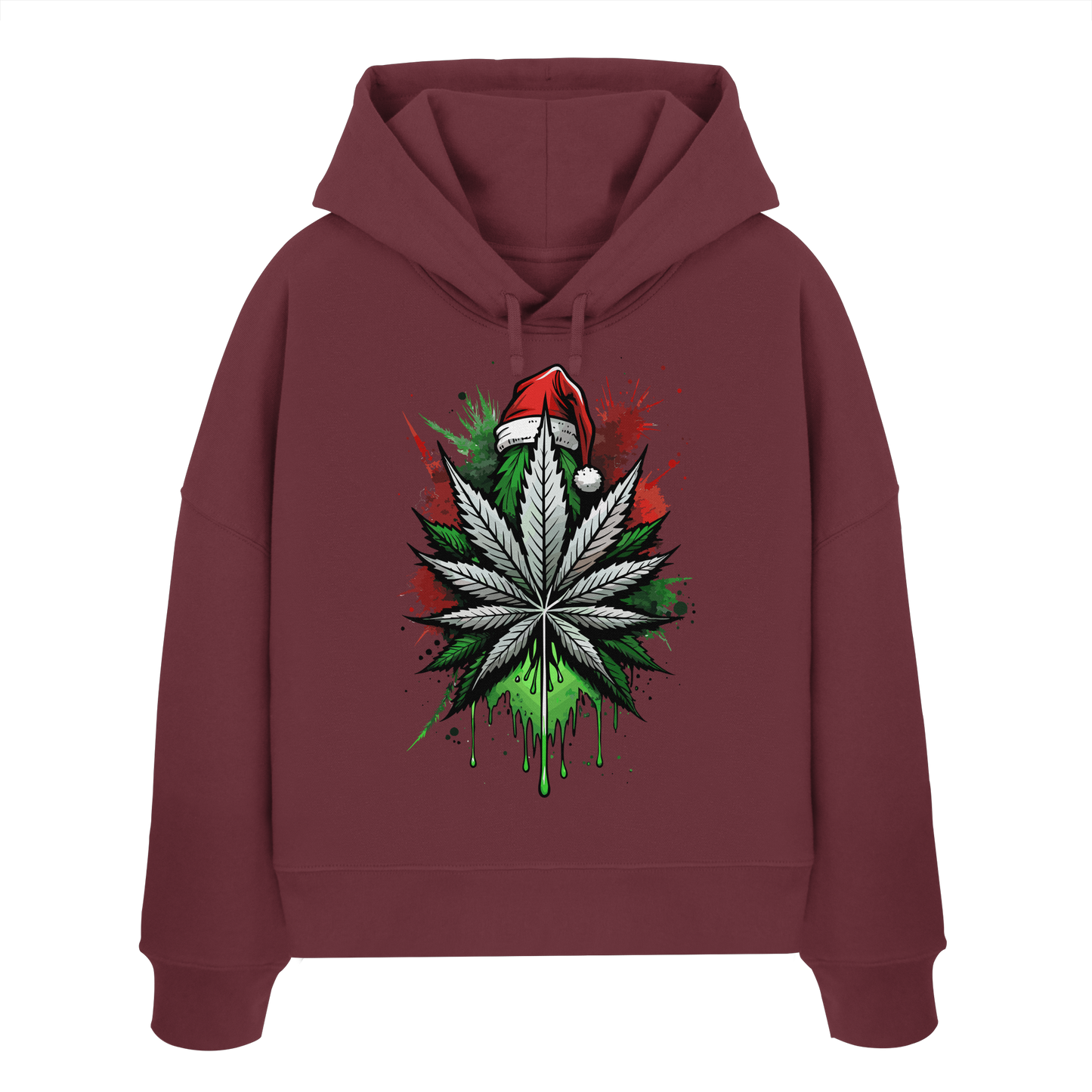 Cap Cannabis - Ladies Boxcut Hoodie