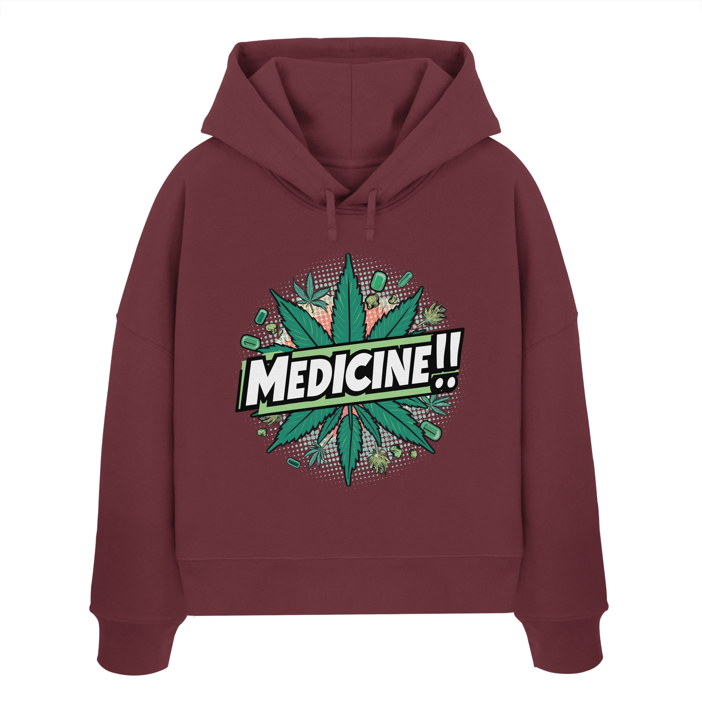 Medicine - Ladies Boxcut Hoodie