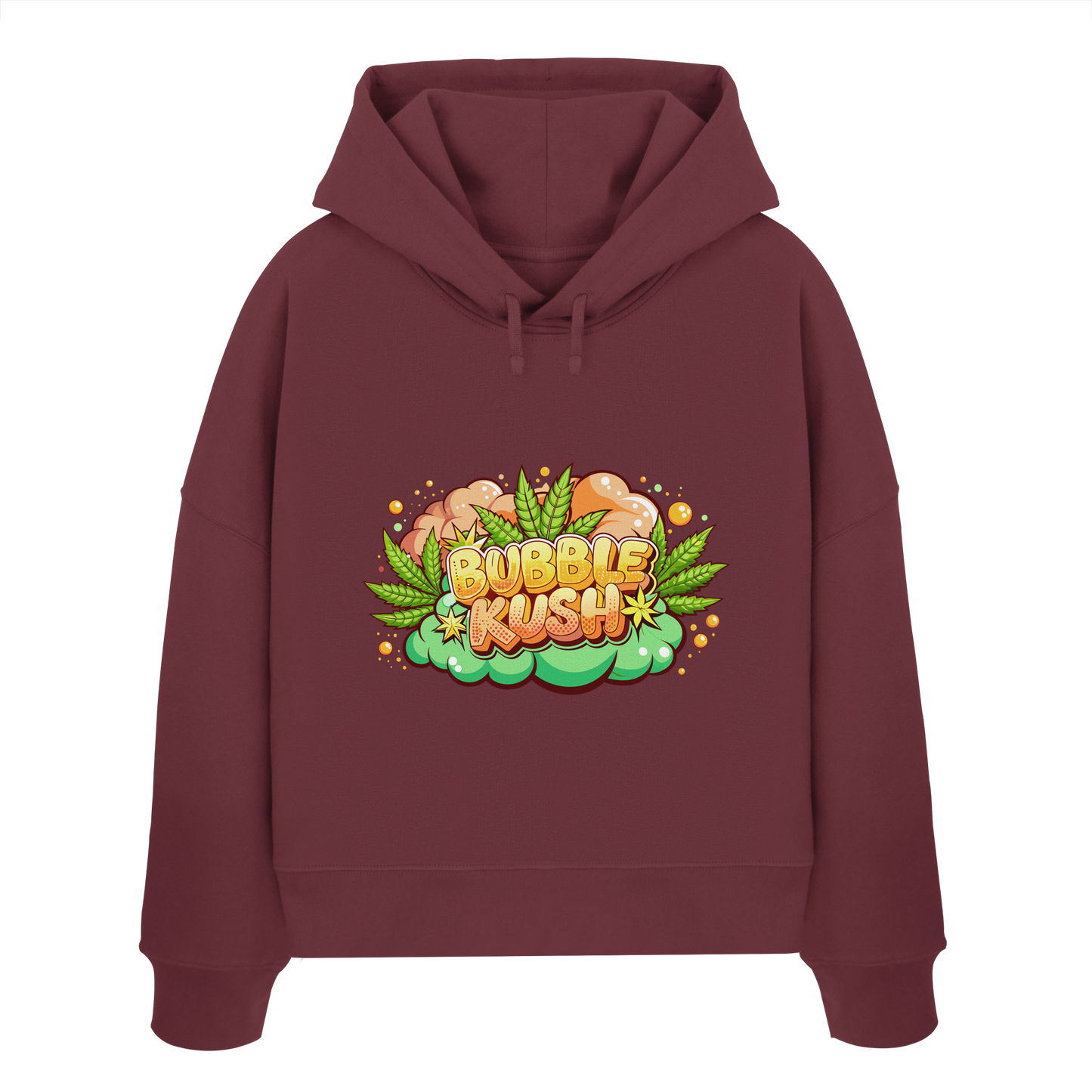 Bubble Kush - Ladies Boxcut Hoodie