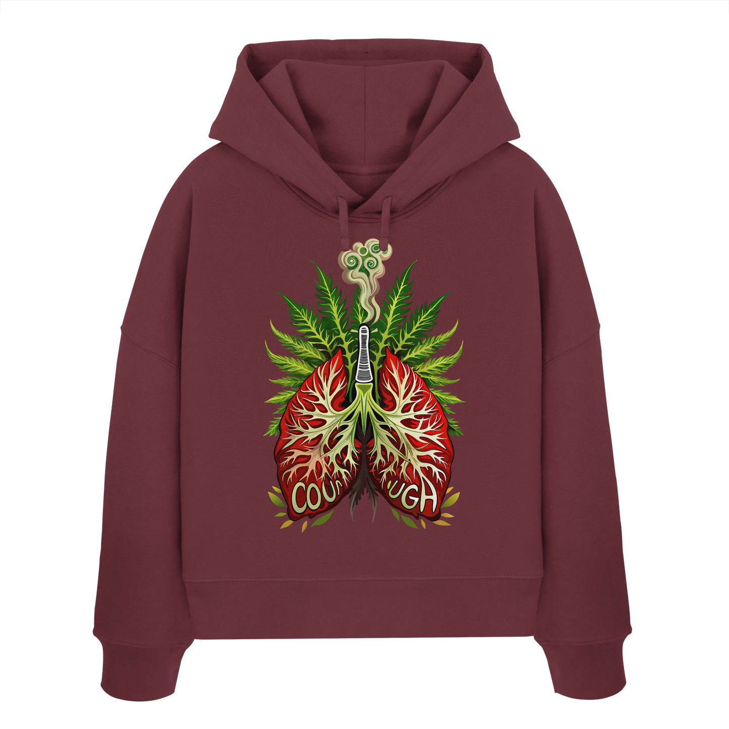 Couugh - Ladies Boxcut Hoodie